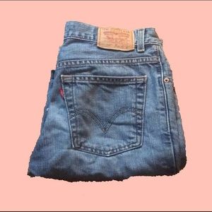 LEVI’S / relaxed fit 550 blue jeans